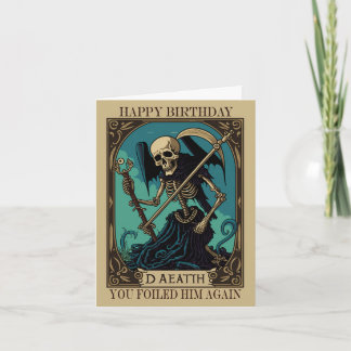 Carte d'anniversaire Death Tarot