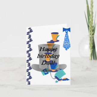 Carte d'anniversaire d'Elegant Papa