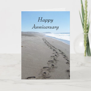 Carte d'anniversaire d'empreintes