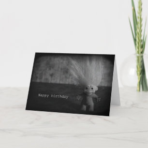 Carte d'anniversaire Déplaisante éffrayante de Tro