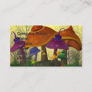 Carte d'anniversaire des champignons magiques