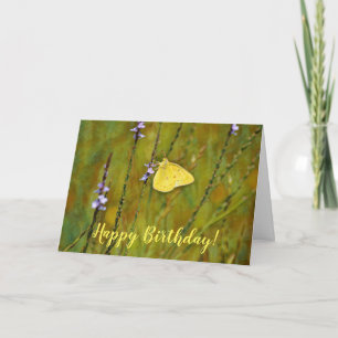 Carte d'anniversaire des Fleurs sauvages de papill