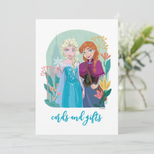 Carte d'anniversaire Disney's Frozen Anna & Elsa
