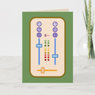 Carte d'anniversaire DJ