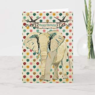 Carte d'anniversaire d'objet superflu