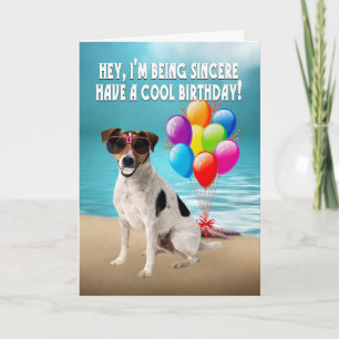 carte d'anniversaire dogy humoury - happy jack rus