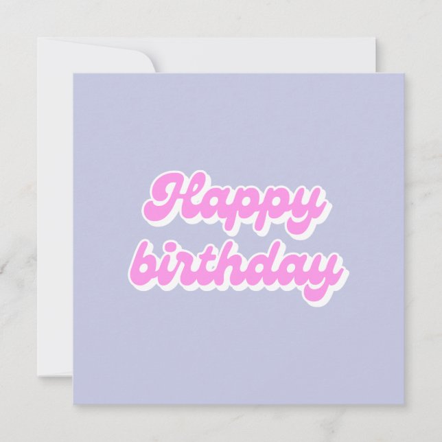 Carte d'anniversaire Dollhouse - carte #5 de 6 (Devant)