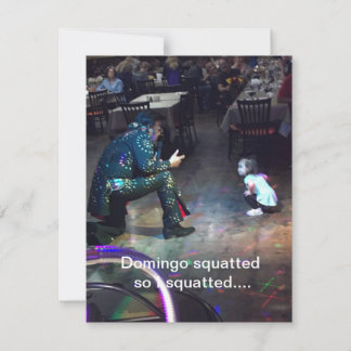CARTE D'ANNIVERSAIRE DOMINGO