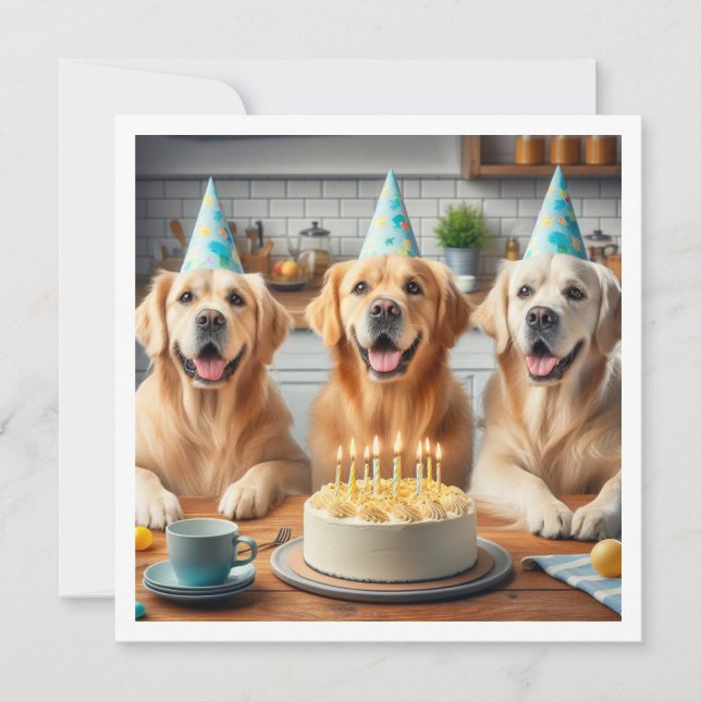 Carte d'anniversaire d'or de l'extracteur, anniver (Devant)