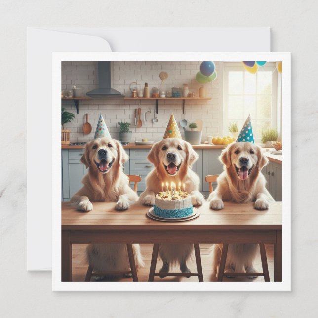 Carte d'anniversaire d'or de l'extracteur, anniver (Devant)