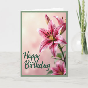 Carte d'anniversaire Dreamy Blossom