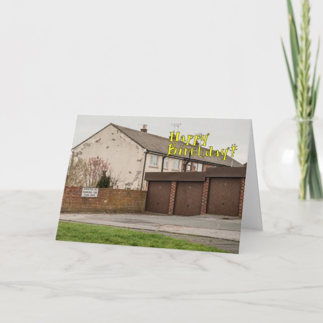 Carte d'anniversaire drôle (Devant)