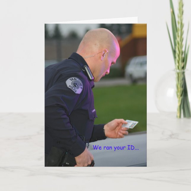 Carte d'anniversaire drôle (Devant)