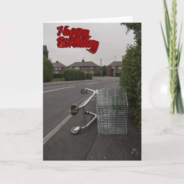 Carte d'anniversaire drôle (Devant)