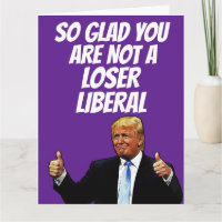 CARTE D'ANNIVERSAIRE DRÔLE DE DONALD TRUMP