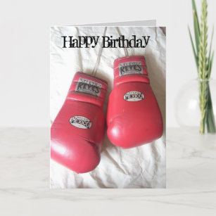 Invitations Faire Part Cartes De Boxeur De Joyeux Anniversaire Zazzle Ca