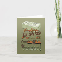 Carte d'anniversaire drôle et sarcastique - DAD