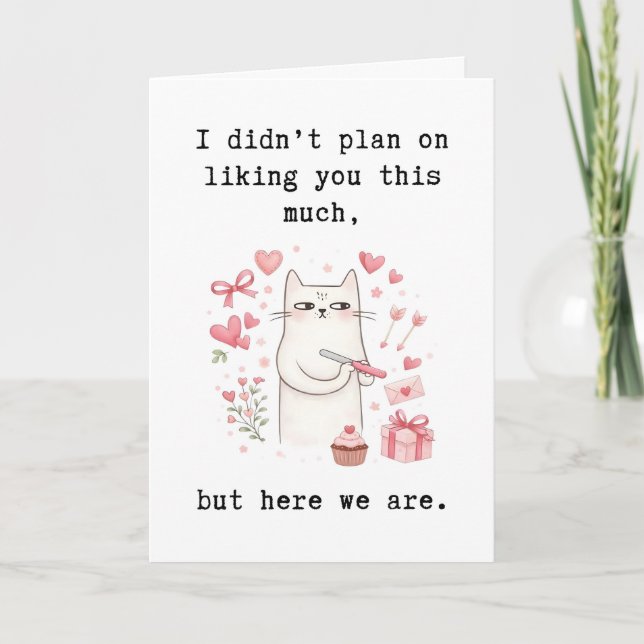 Carte d'anniversaire drôle pour couples, sarcastiq (Devant)