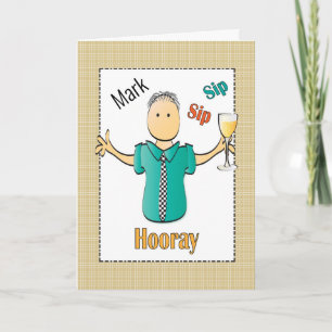 Carte d'anniversaire drôle pour lui - Personnalis