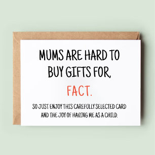 Carte d'anniversaire drôle pour maman difficile à 