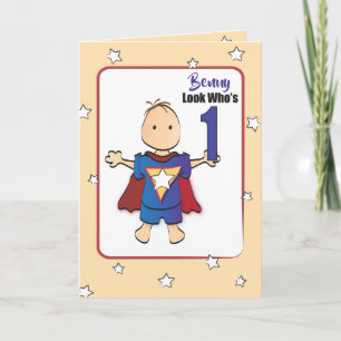 Carte d'anniversaire du 1er juillet pour les garç