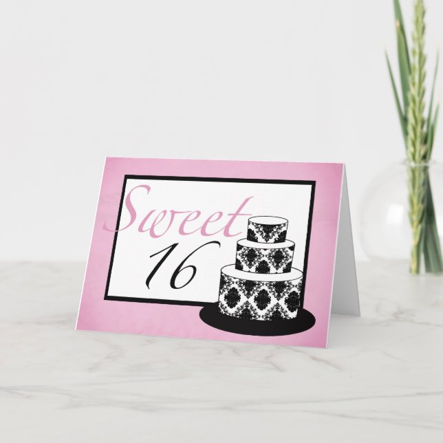 Carte d'anniversaire du bonbon 16 (Devant)