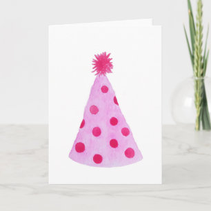 Carte d'anniversaire du Casquette de fête