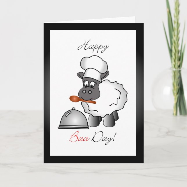 carte d'anniversaire du chef (Devant)