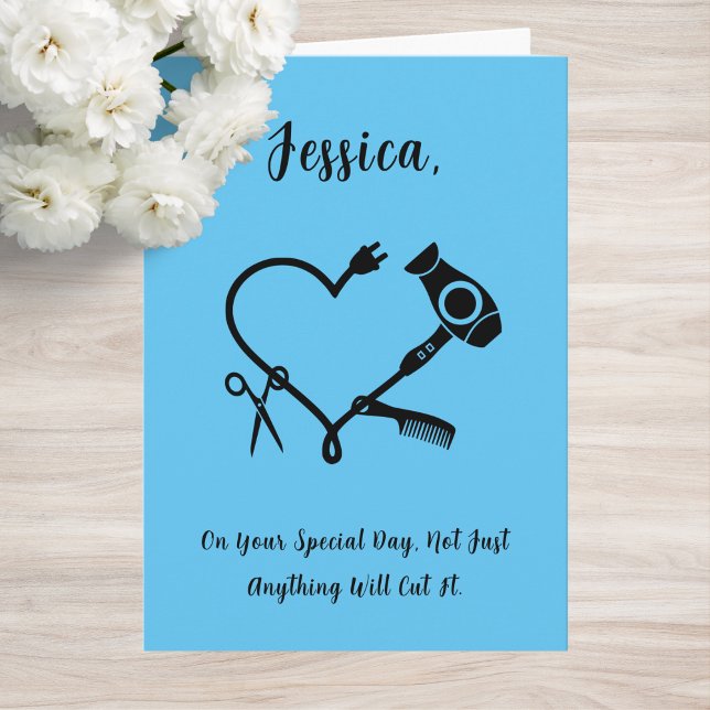 Carte d'anniversaire du coiffeur (Créateur téléchargé)