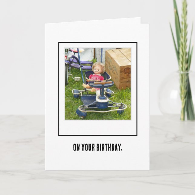 Carte d'anniversaire du conducteur désigné (Devant)
