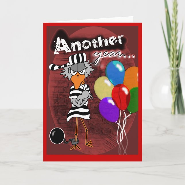 Carte d'anniversaire du détenu (Devant)