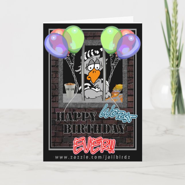 Carte d'anniversaire du détenu (Devant)