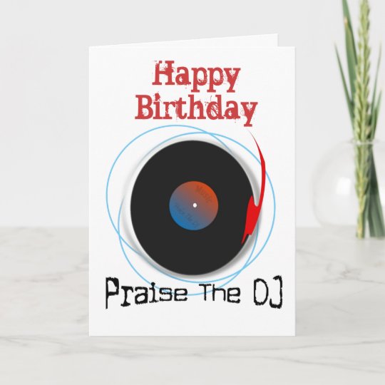Carte D Anniversaire Du Dj Zazzle Ca Carte D Anniversaire Du Dj Zazzle Ca