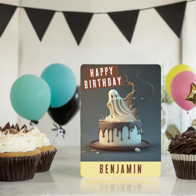 Carte d'anniversaire du fantôme (Créateur téléchargé)
