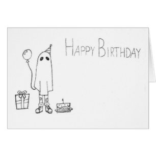 Carte d'anniversaire du fantôme