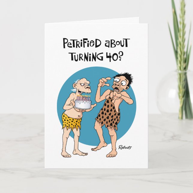 Carte d'anniversaire du Fils 40e (Devant)