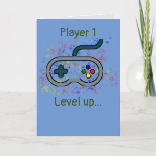 Carte d'anniversaire du joueur