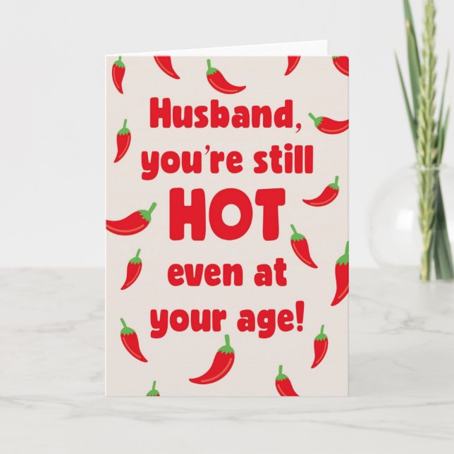 Carte d'anniversaire du mari (Devant)