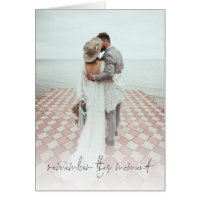 Carte d'anniversaire du Mariage de couverture phot