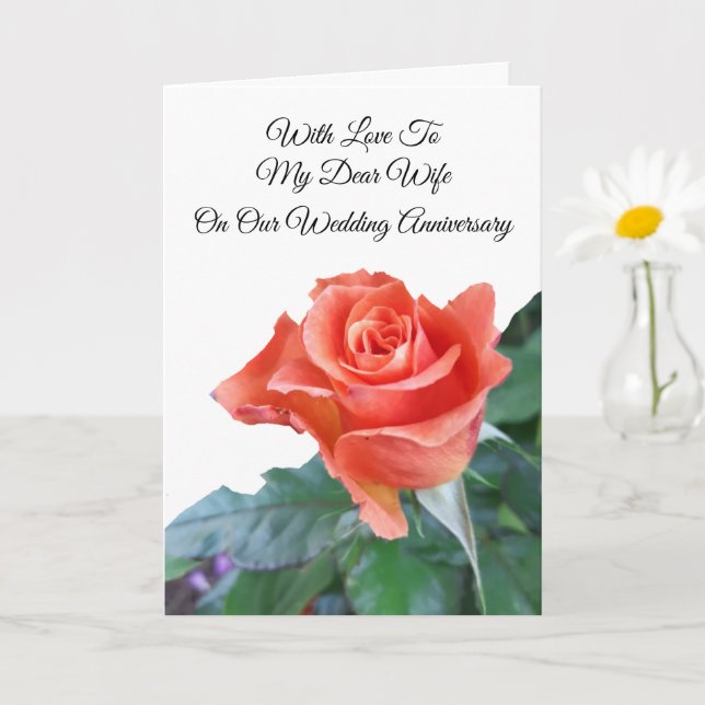 Carte d'anniversaire du Mariage personnalisé de la (Petite plante)
