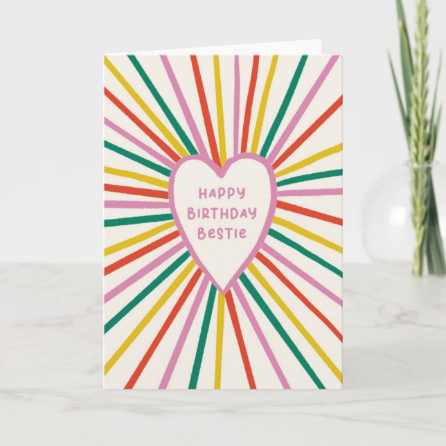 Carte d'anniversaire du meilleur ami (Devant)