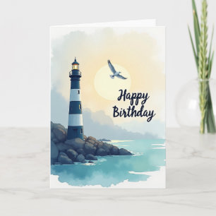 Carte d'anniversaire du phare