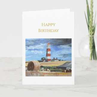 Carte d'anniversaire du phare de Happisburgh