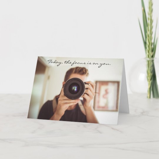 Carte D Anniversaire Du Photographe Favori Zazzle Ca