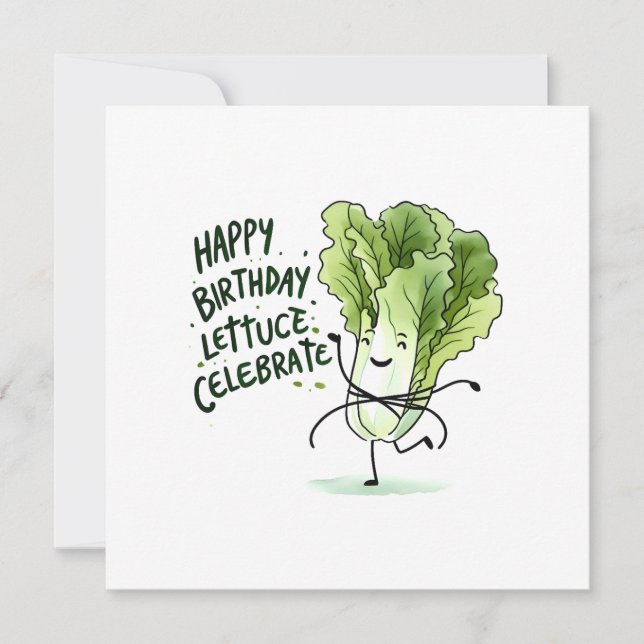 Carte d'anniversaire du pied de page (Devant)