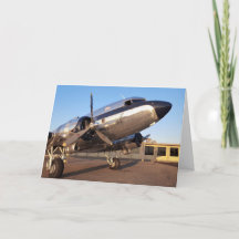 Carte d'anniversaire du pilote