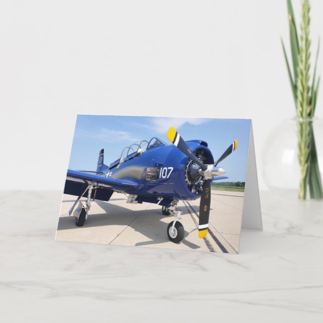 Carte d'anniversaire du pilote (Devant)