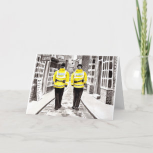 Carte d'anniversaire du policier