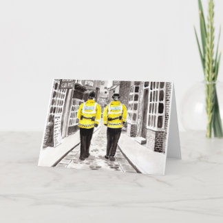 Carte d'anniversaire du policier