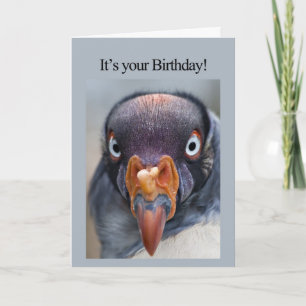 Carte d'anniversaire du Vautour affamé